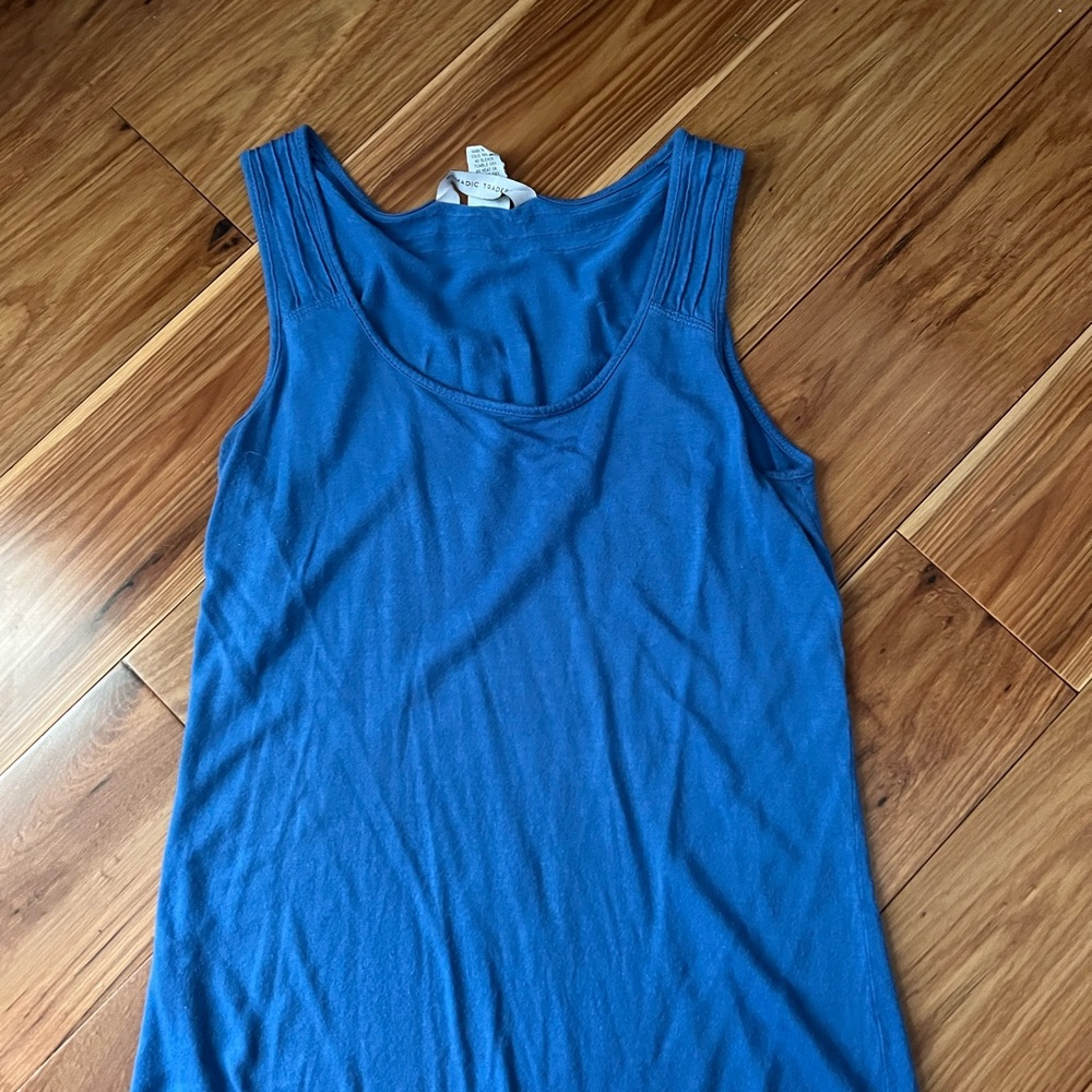 Blue tank top